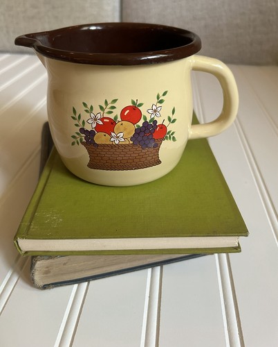 Vintage 1986 enamel tin - 1986,