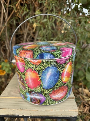 Metal colorful easter eggs - metal,